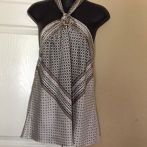 White House/Black Market halter top m EUC